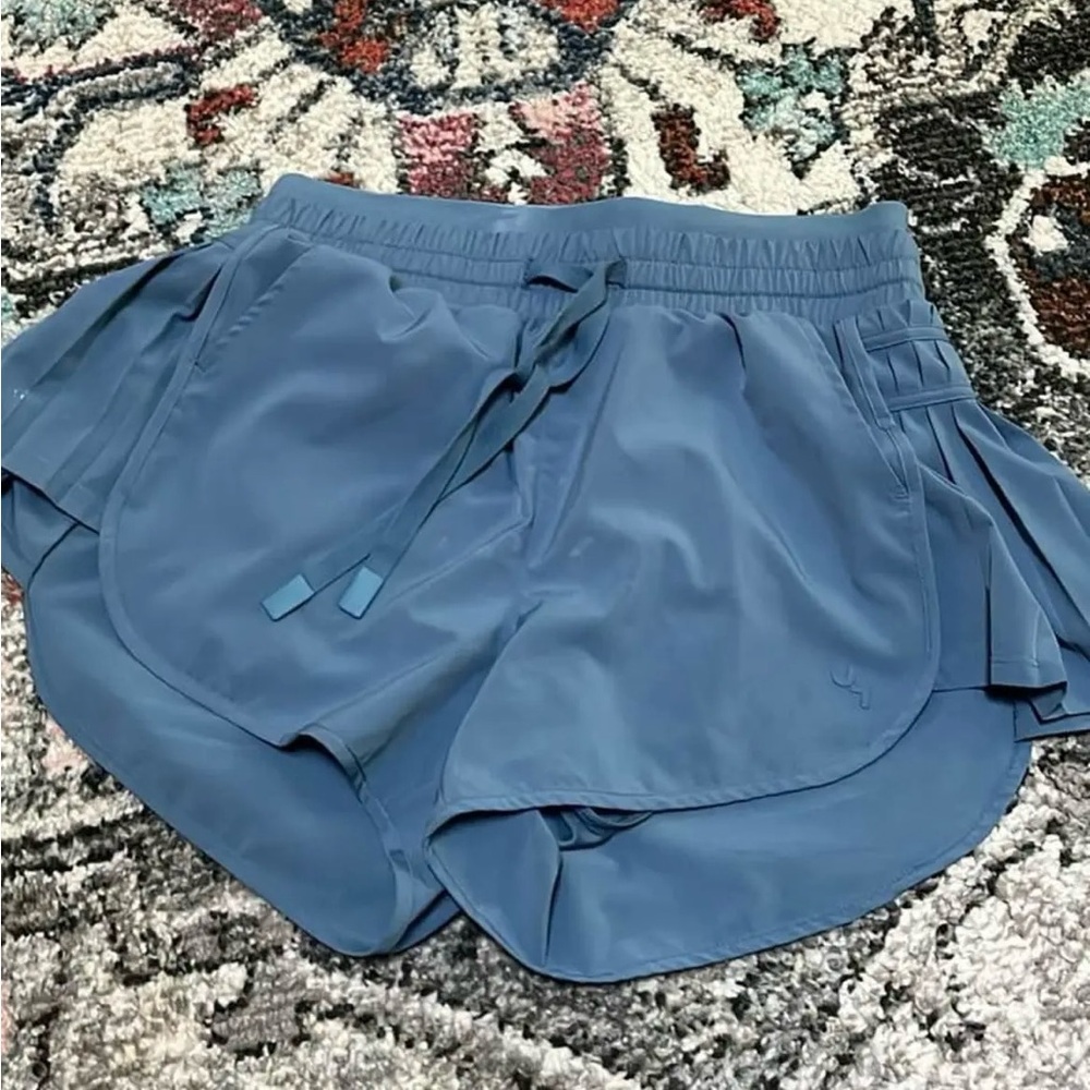 blue athletic shorts! size small